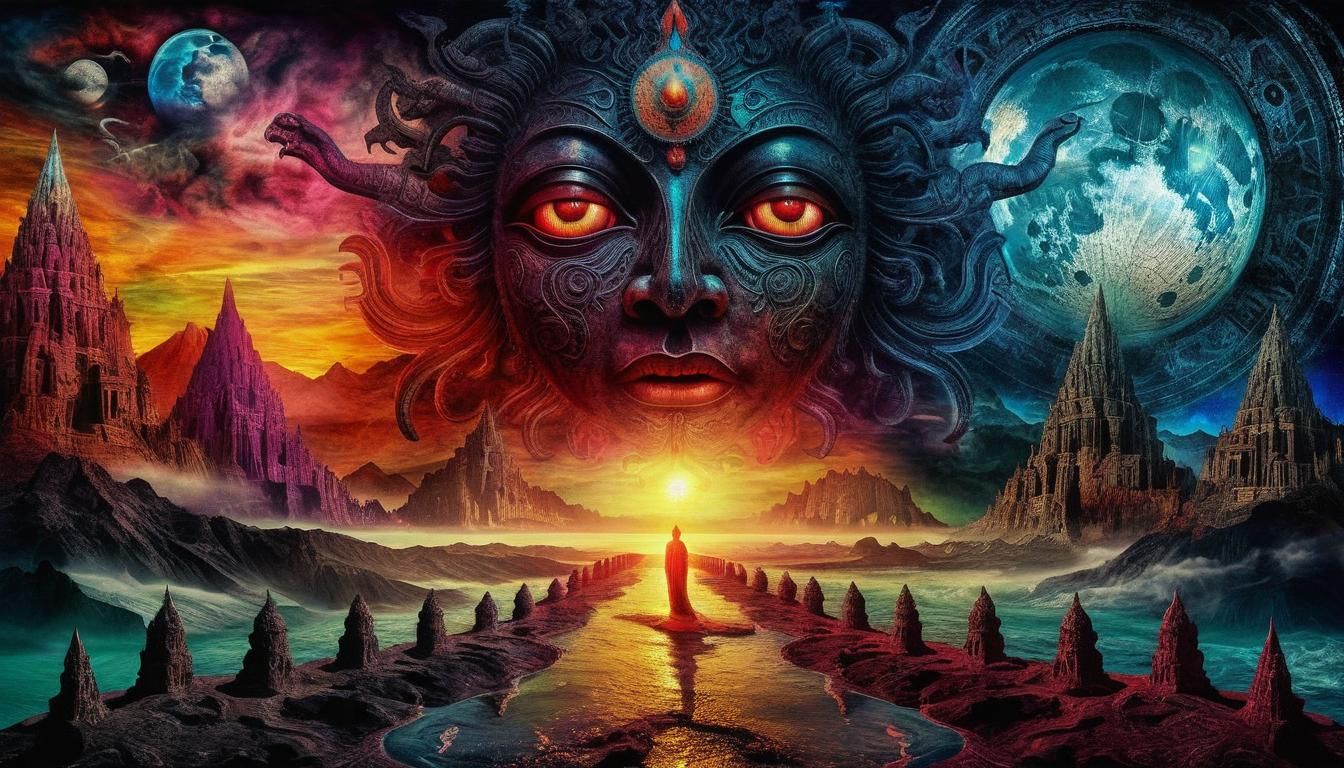Kali Yuga: Visionary Surrealism in Vivid Colors