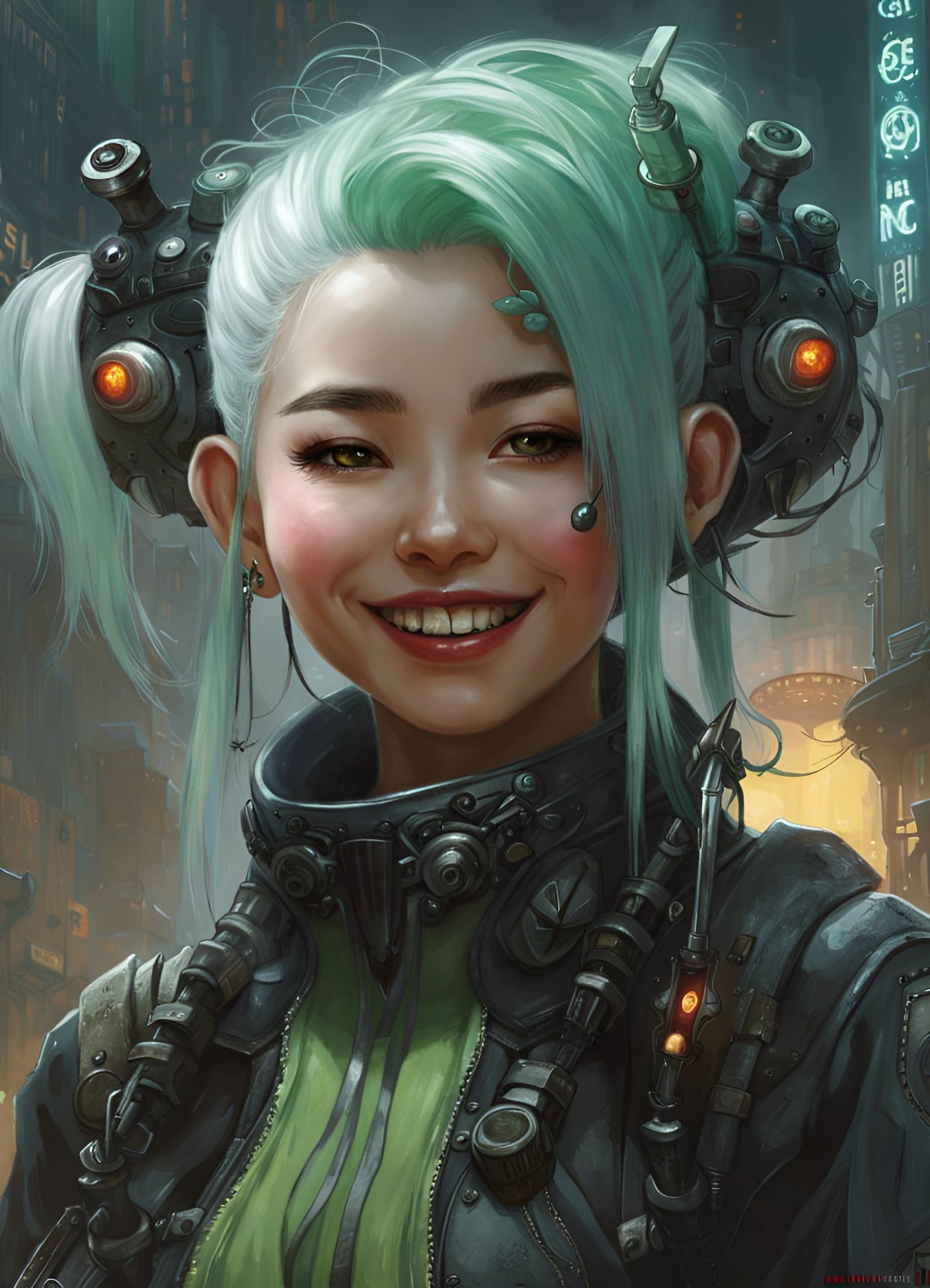 Cyberpunk Edgerunners Rebecca: Crayon Caricature