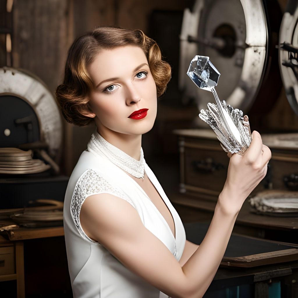 Exclusive Crystals in a 1920s Shop