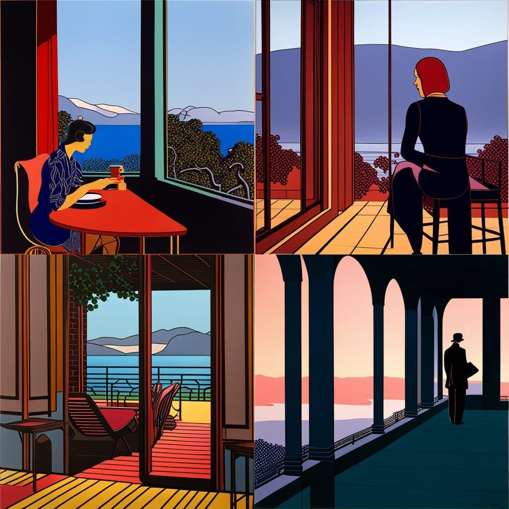 Abstract Still Life in Pop Art Style