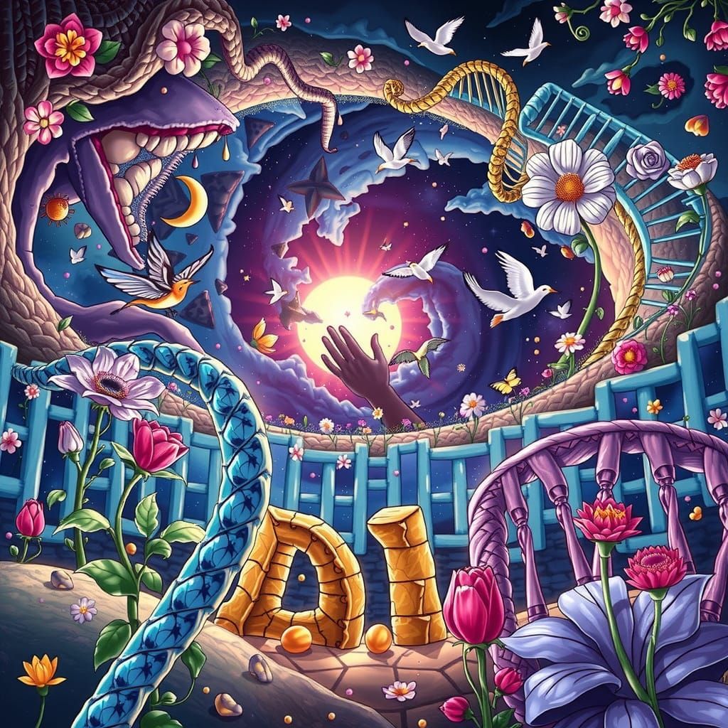 DNA Garden Portal: A Dream of Spirals