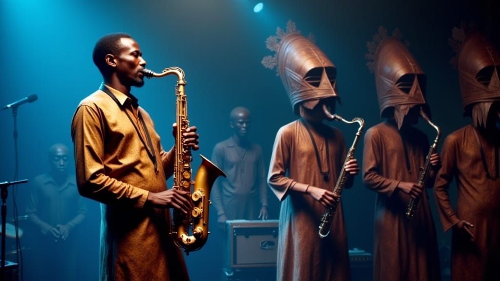 Jazz Icon John Coltrane Performs Epic Solo in Smoky Bar