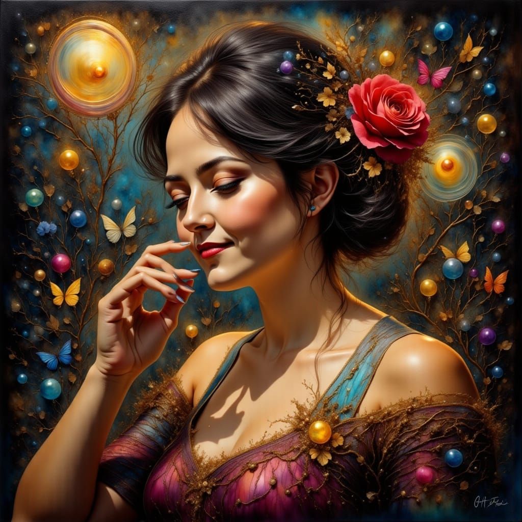 Radiant Gossamer Blurs in Oxidized Zest