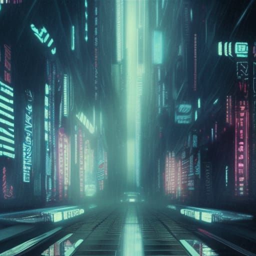 Bladerunner Fashion: Epic Cinematic Digital Painting