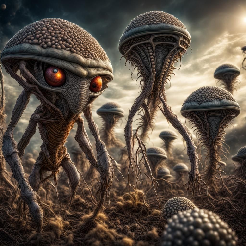 Cosmic Fantasy: Seed Alien Invasion in HDR