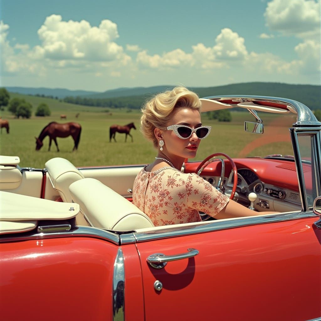 Vintage Glamour in Virginia Horse Country