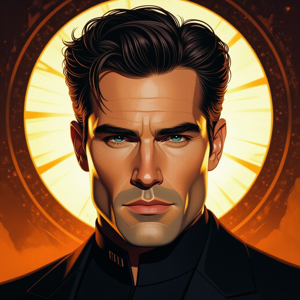 Cinematic Portrait of Kirk Lybecker in Hyperrealistic Style