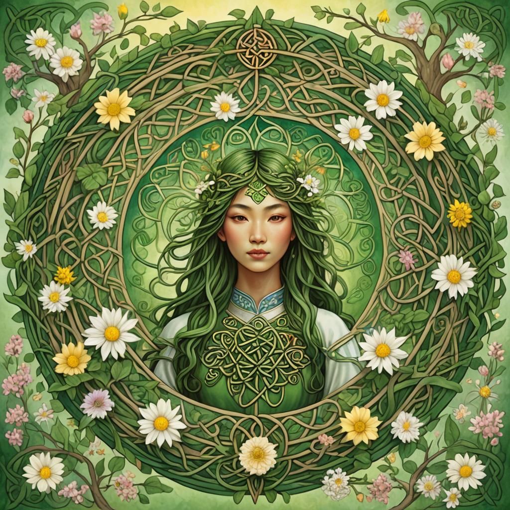 Celtic American Spring Equinox Inspired by Sim Sa-Jeon