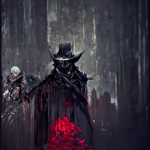 Sinister Figure in Dark Fantasy Style