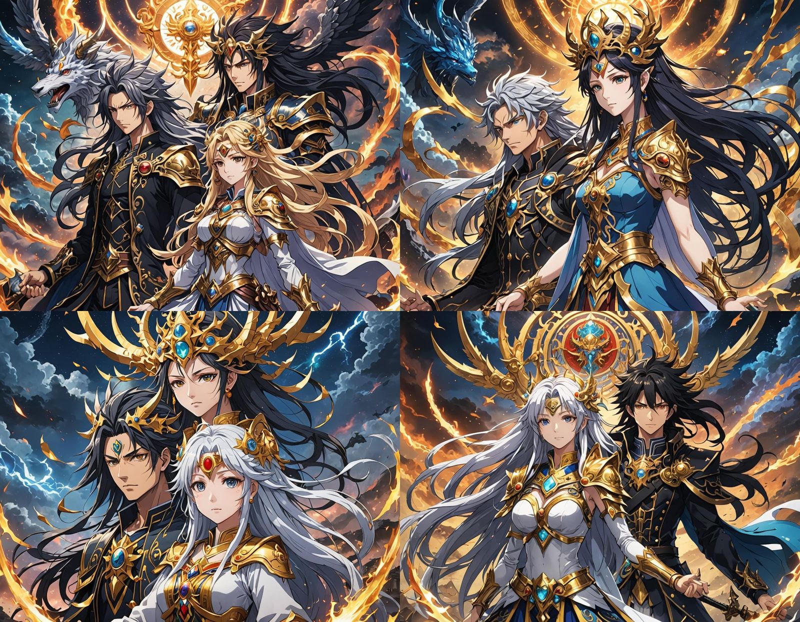 Anime God and Goddess of Chaos Fantasy