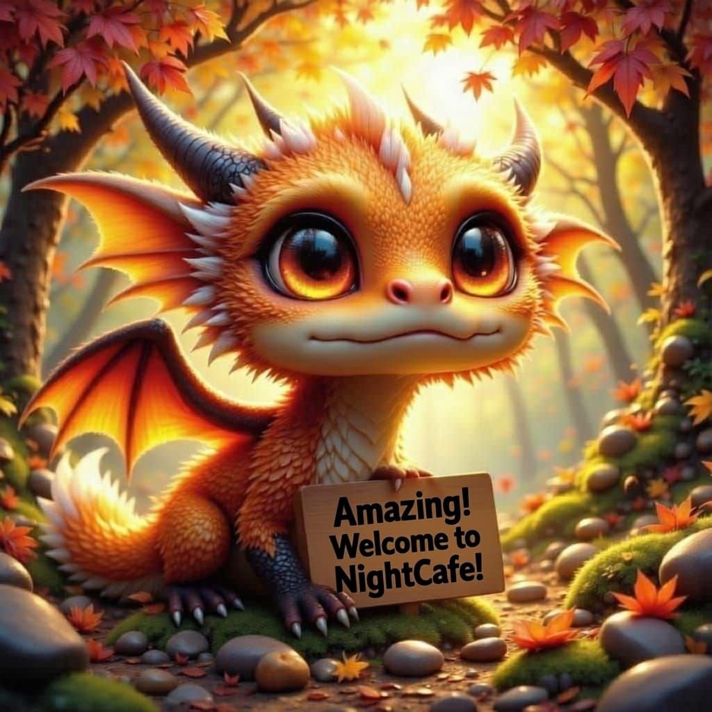 Amazing! Welcome to NightCafe!