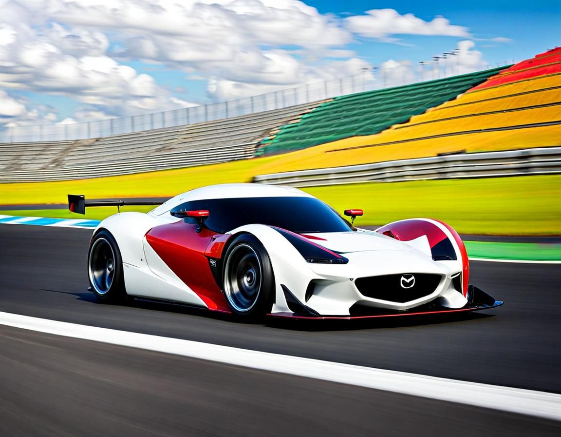 Mazda Iconic SP Concept Car in Cel-Shading Style