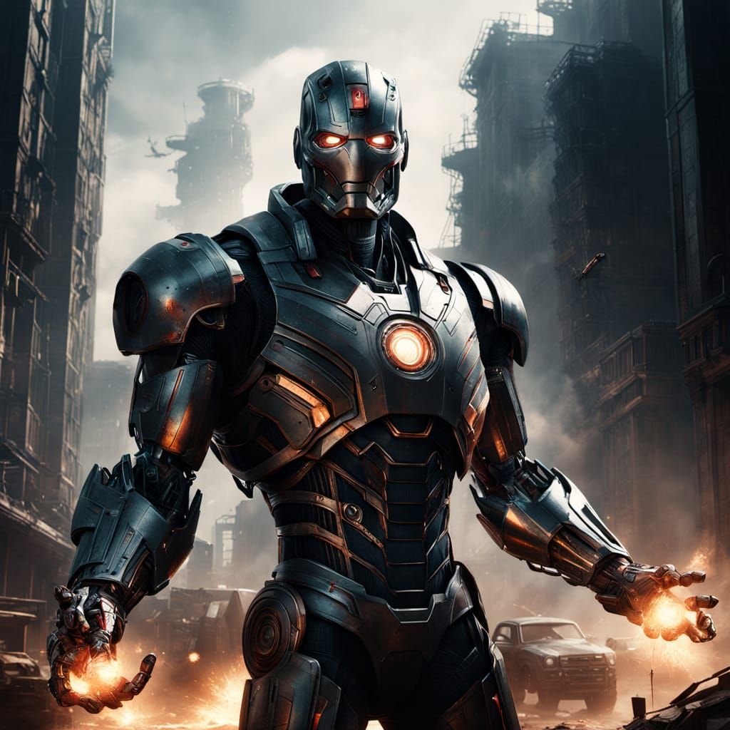 Ultron Unleashed in Cinematic Darkness