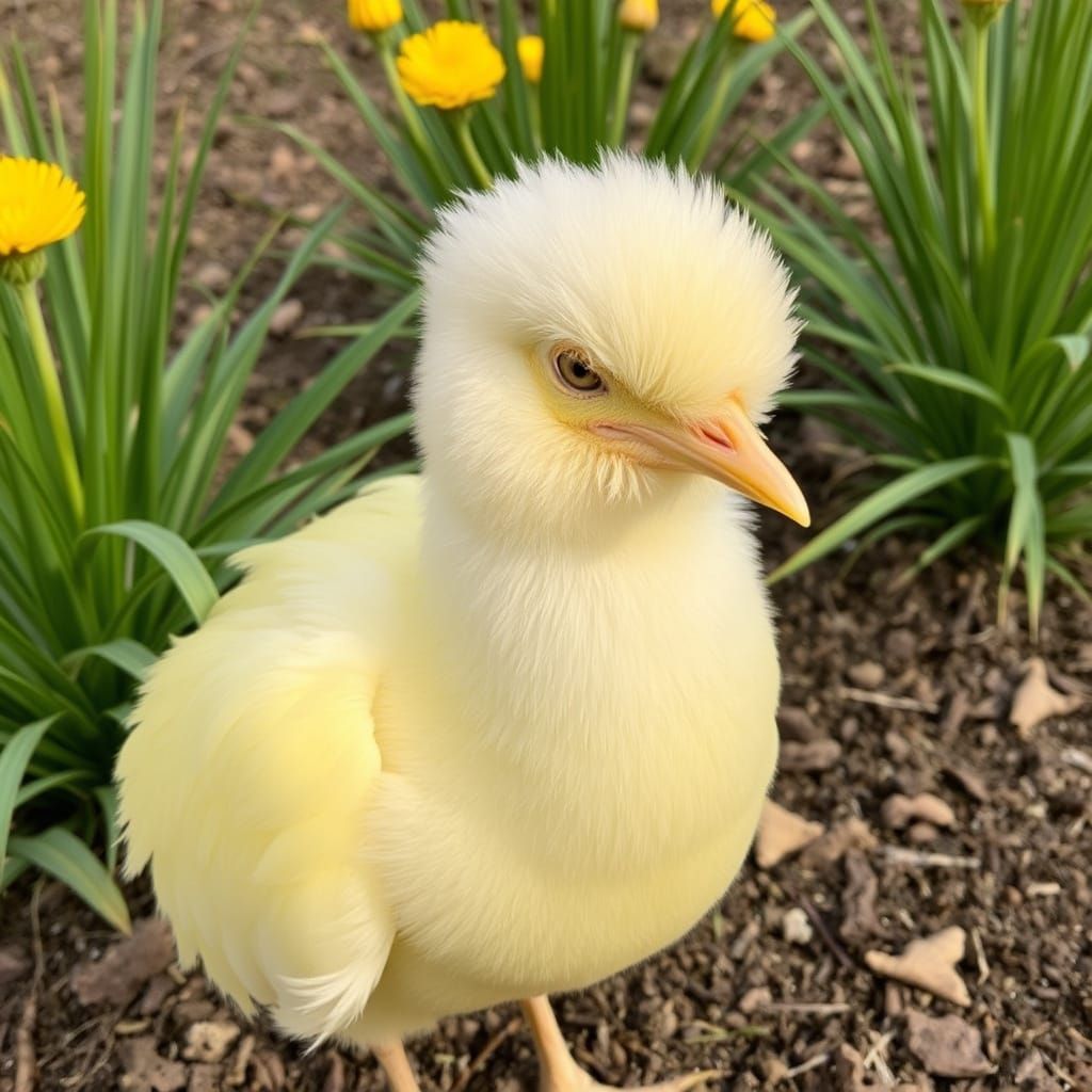 Simple Image of a Yellow Chick
