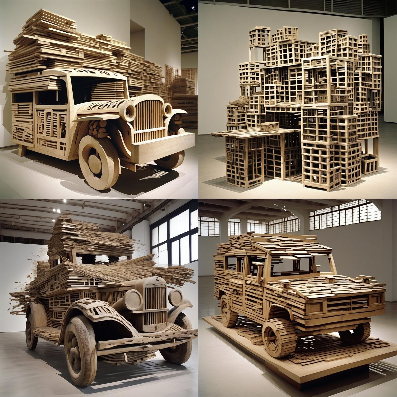 Intriguing Assemblage Sculpture Inspired by Mixed Media