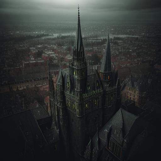 Intricate Hyperrealistic Scene with Moody Lighting