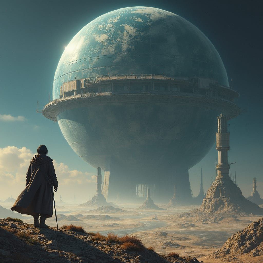 Alien Engineers Supervise World City Construction on New Pla...