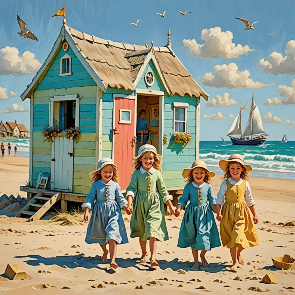 Summer at the beach ___