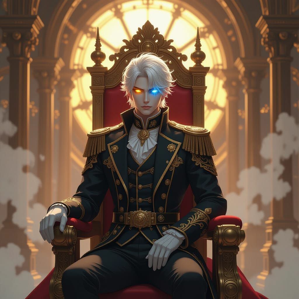 Androgynous Royal Heir in Steampunk Fantasy World
