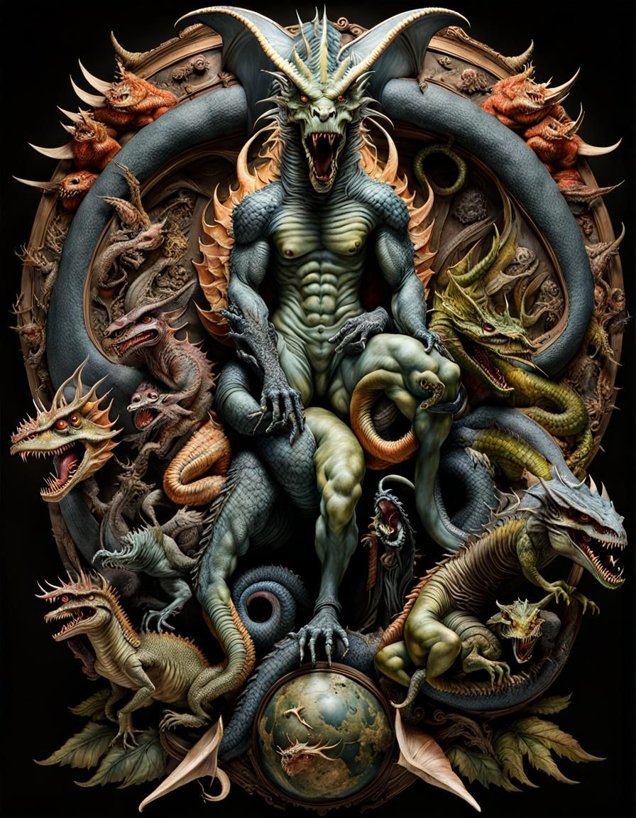 Dr. Frankenstein's Cryptid Monster Based on David