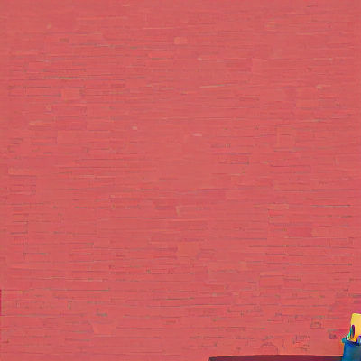 Minimalist Abstract Low Poly Pixel Art Wall