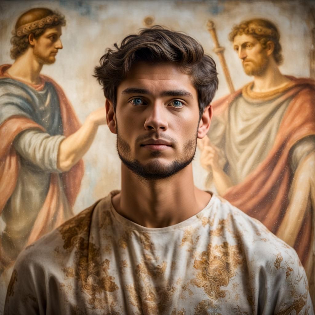 Handsome Italian tourist