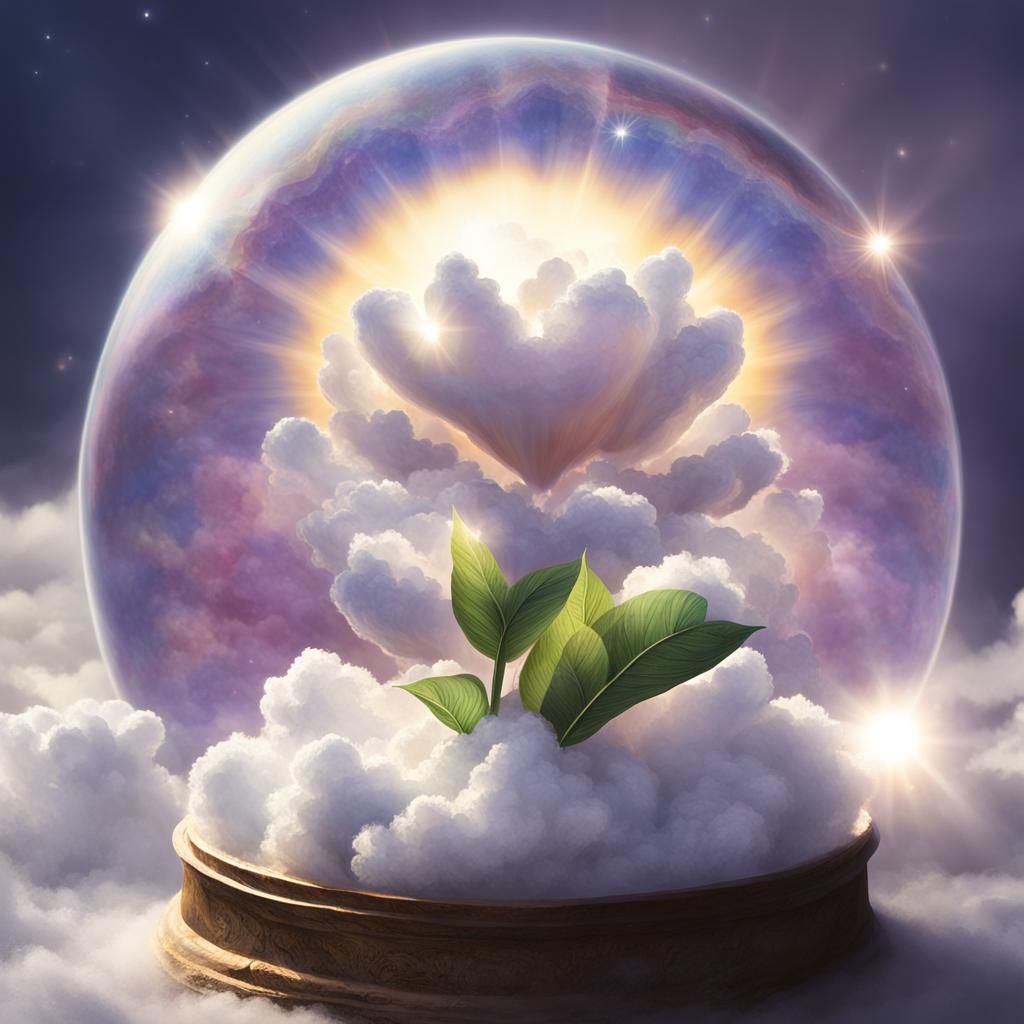 Radiant Heart Jewel in Divine Sunlight