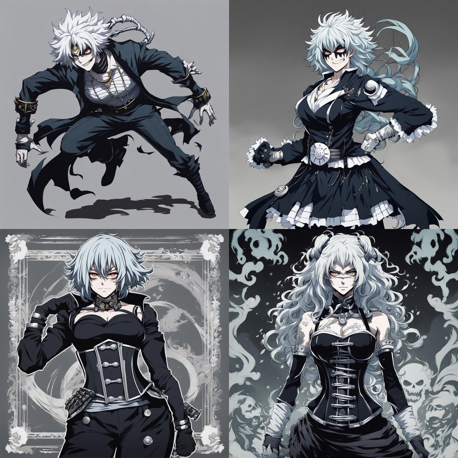 Anime Fusion Character: Gender-Swapped Super Villain