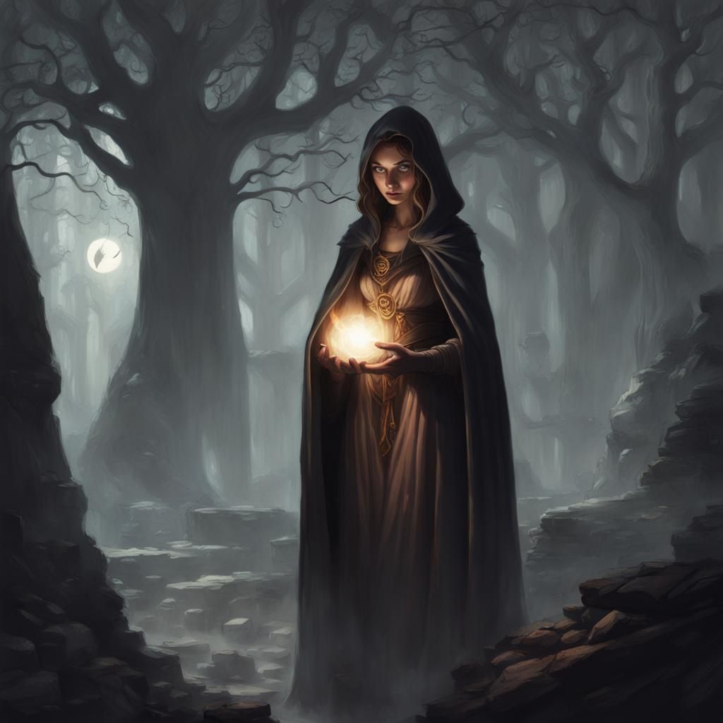 High Fantasy Maiden's Magical Discovery