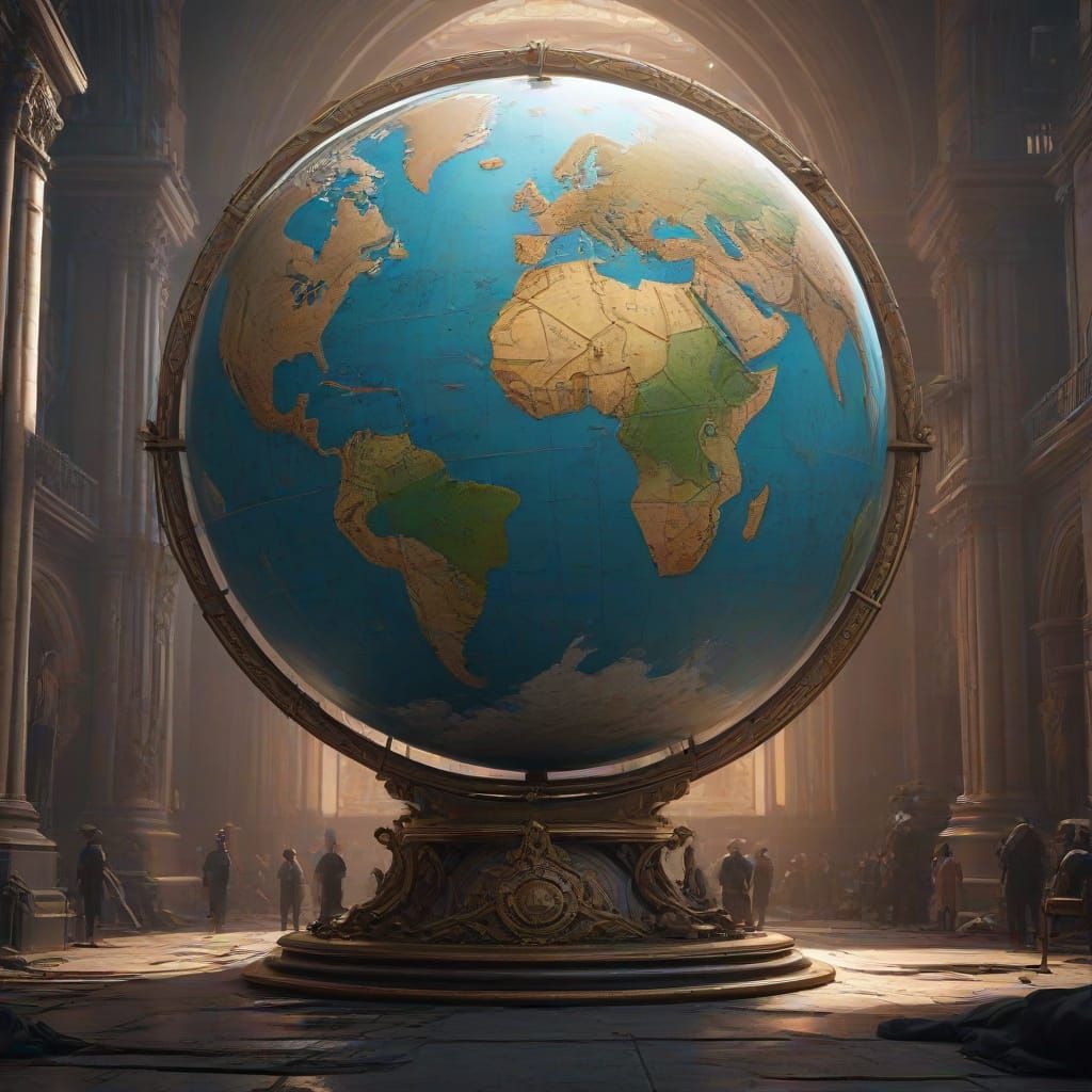 Fantasy Concept Art of United Nations Day Celebration