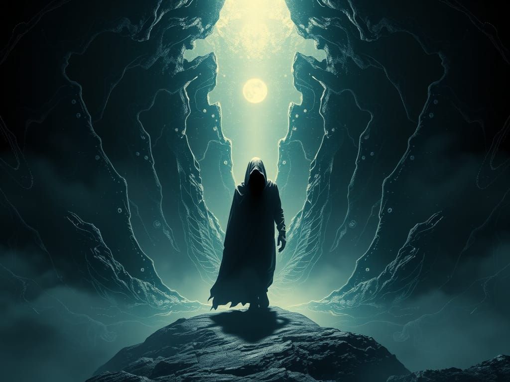 Ominous Figure Steps into Dark Mysticism