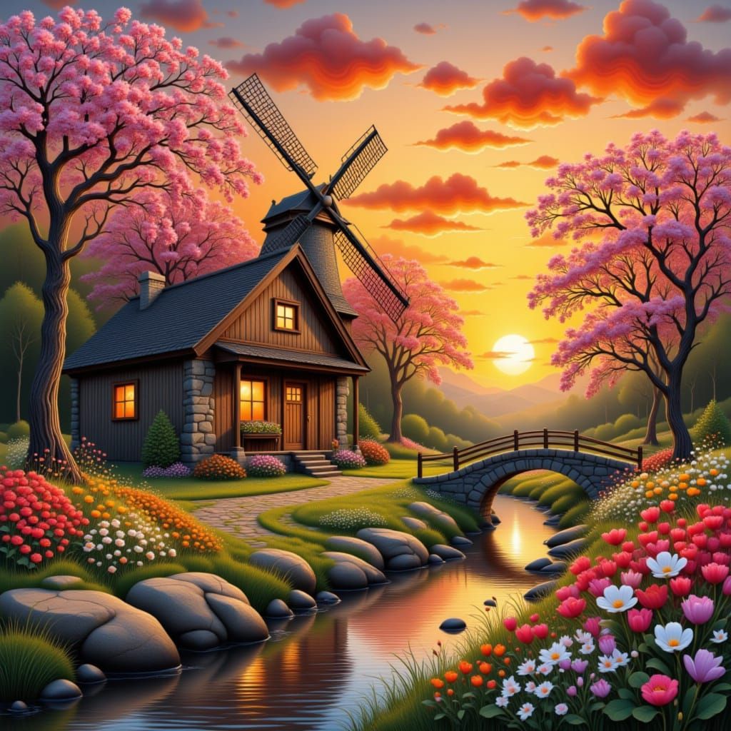 Twilight Windmill Sanctuary