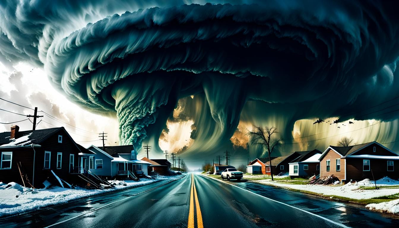 Apocalypse Summer Collision Winter Tornado