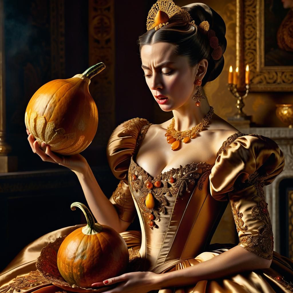 Mannerism Portrait: Lady's Gourd-Kicking Disgust