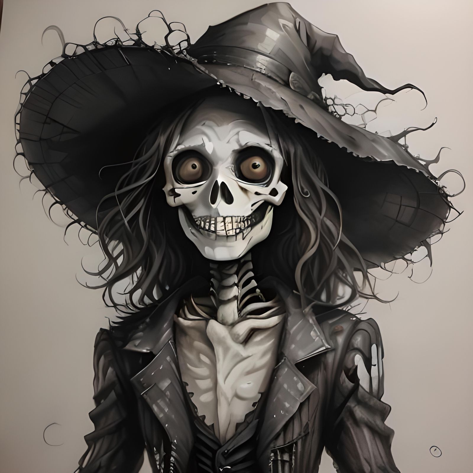 Detailed Skeleton Portrait