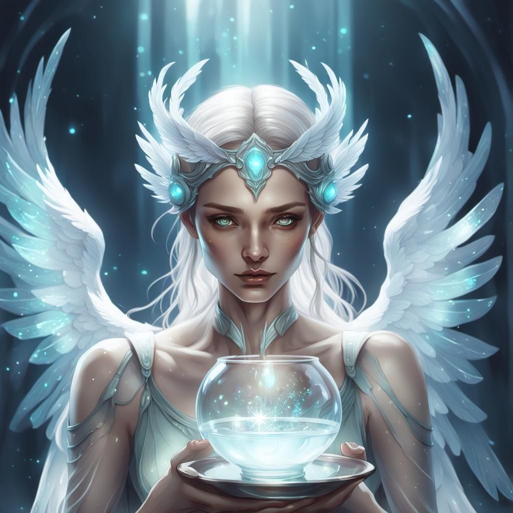 Ethereal Valkyrie Portrait in Fantasy Concept Art