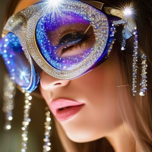 Sparking Torch Cuts Crystal Tiara in Pond