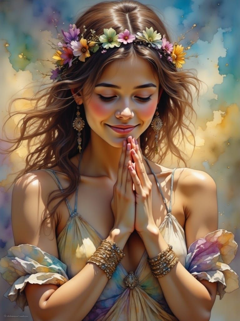 Forgiven in a Splash of Colorful Light