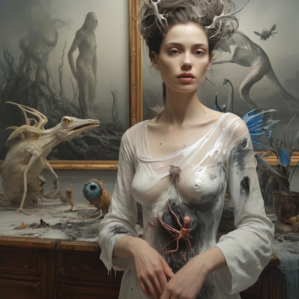 Surreal Portraits in a Pristine Laboratory: Magical Realism