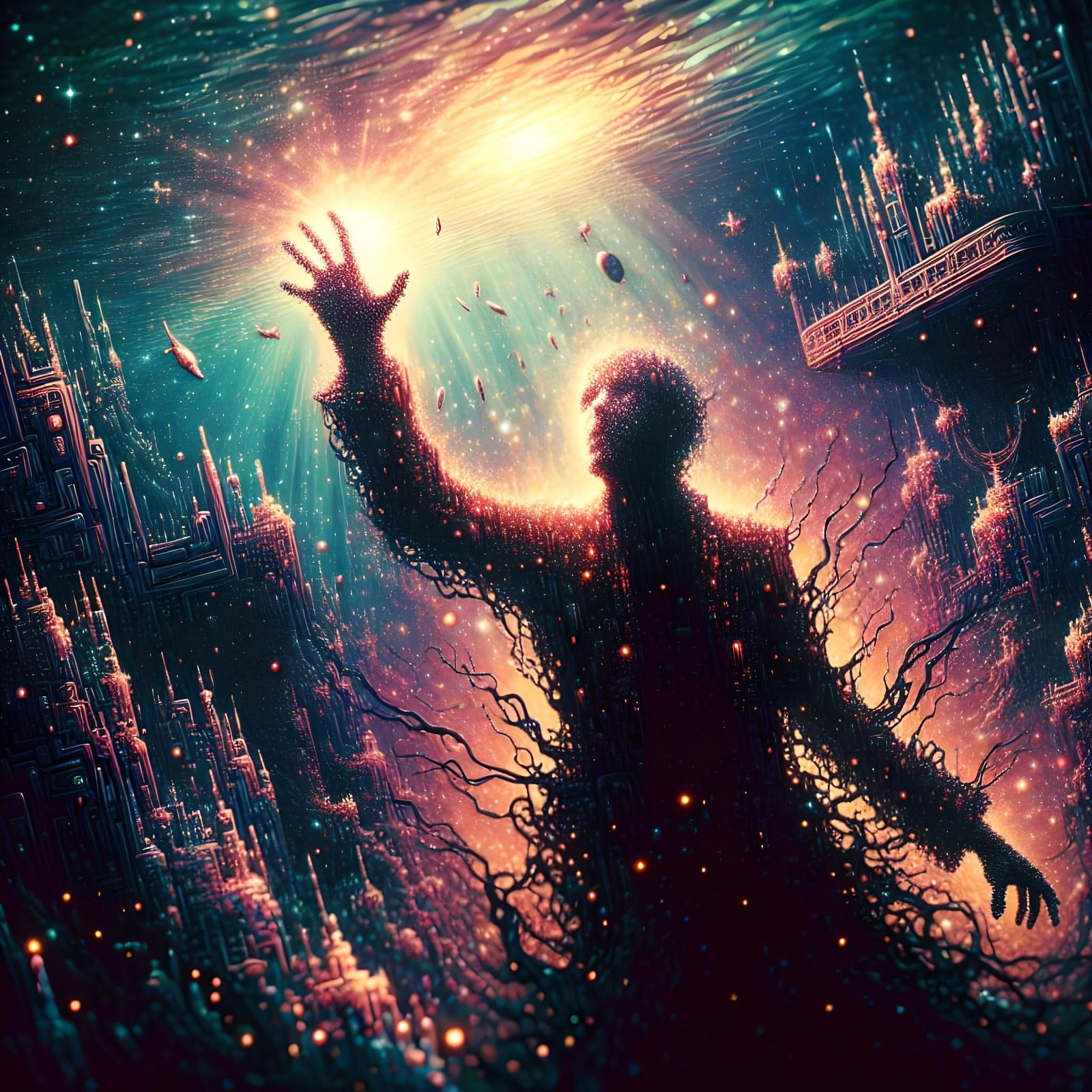 Haunting Underwater Despair in a Phantasmagoric Landscape