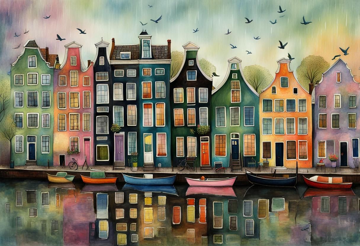 Whimsical Amsterdam houses