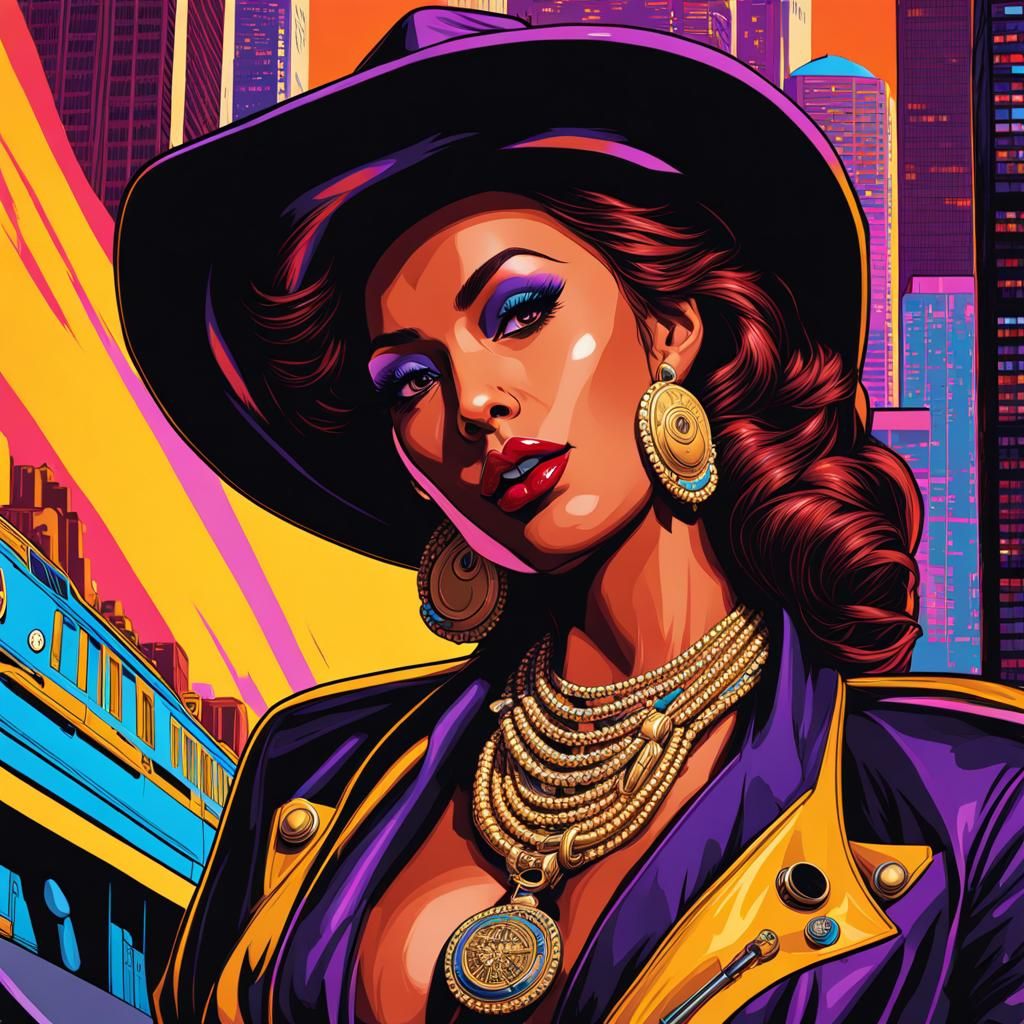 Pittsburgh Pop Art in GTA Style, 4K