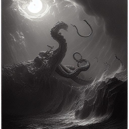 Jormungandr: A Horrifying Vision of the World Serpent