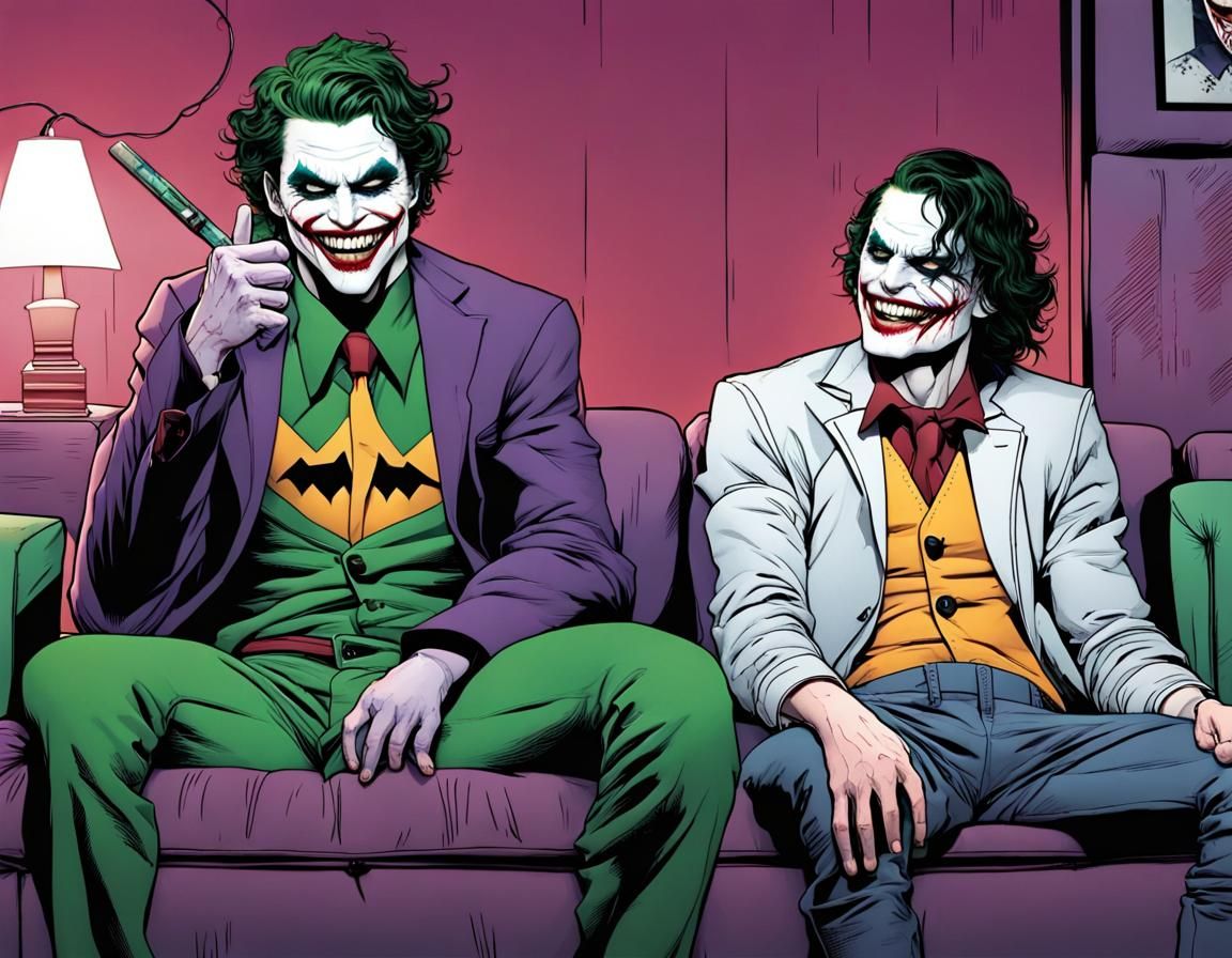 Robin and Joker Share a Light-hearted Moment