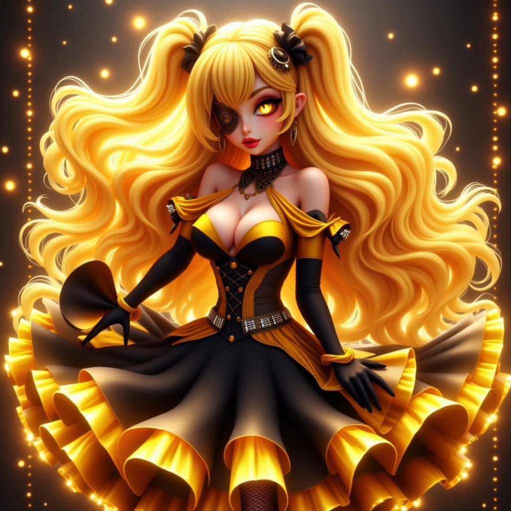 Electro Swing Ringmaster in Anime Style