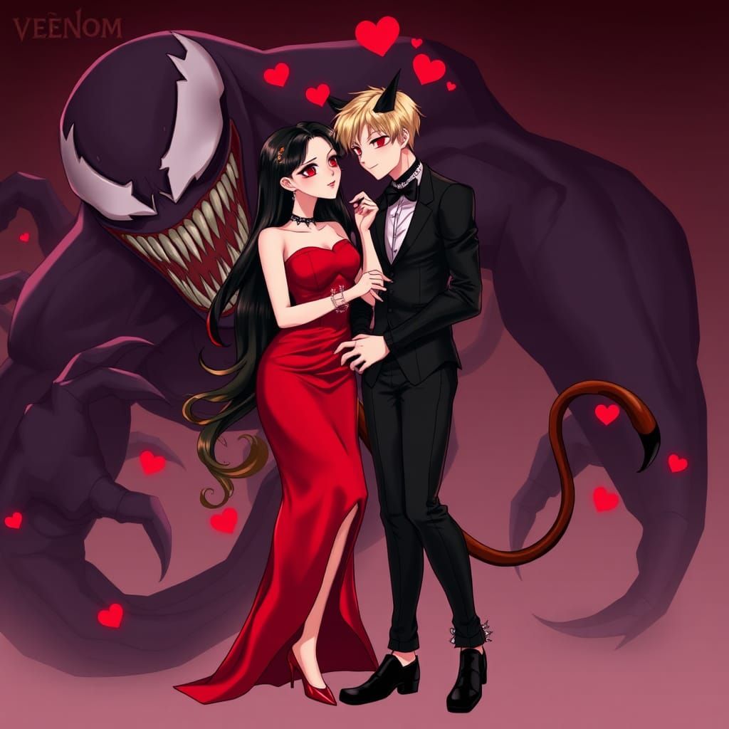 Catboy, Venom, and Vampiress