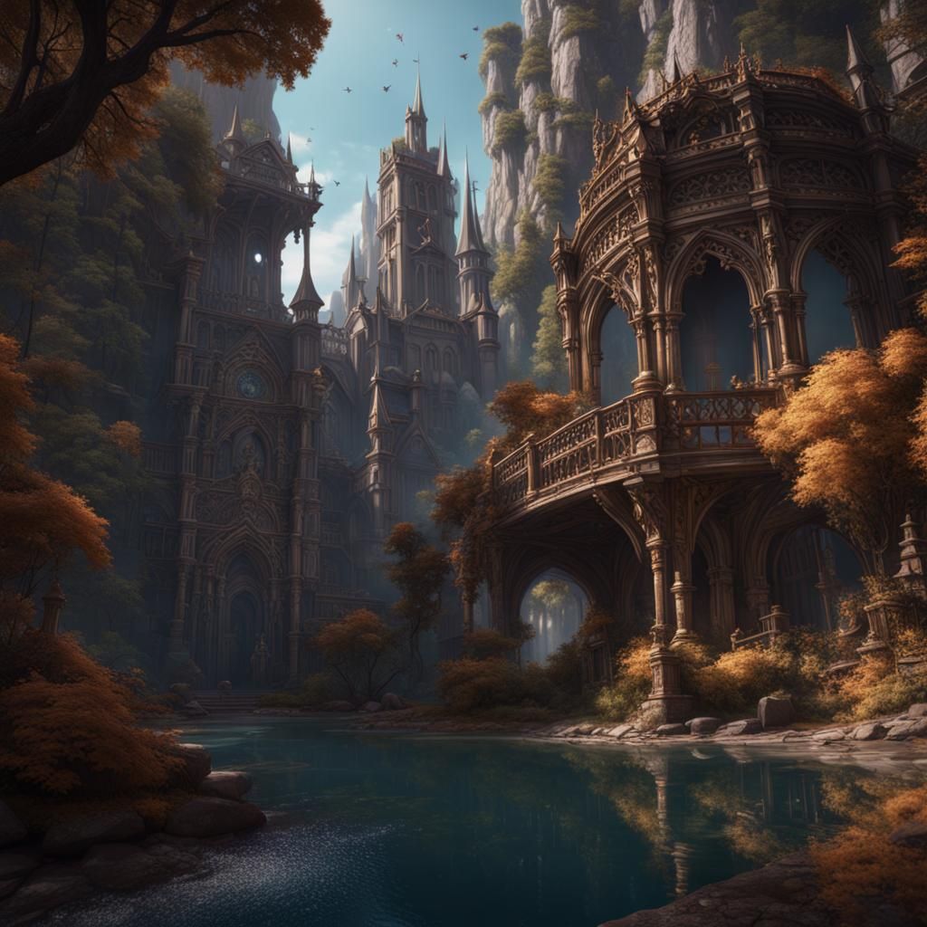 Fantasy Portrait of Alyssa Gillespie in Detailed Matte Paint...