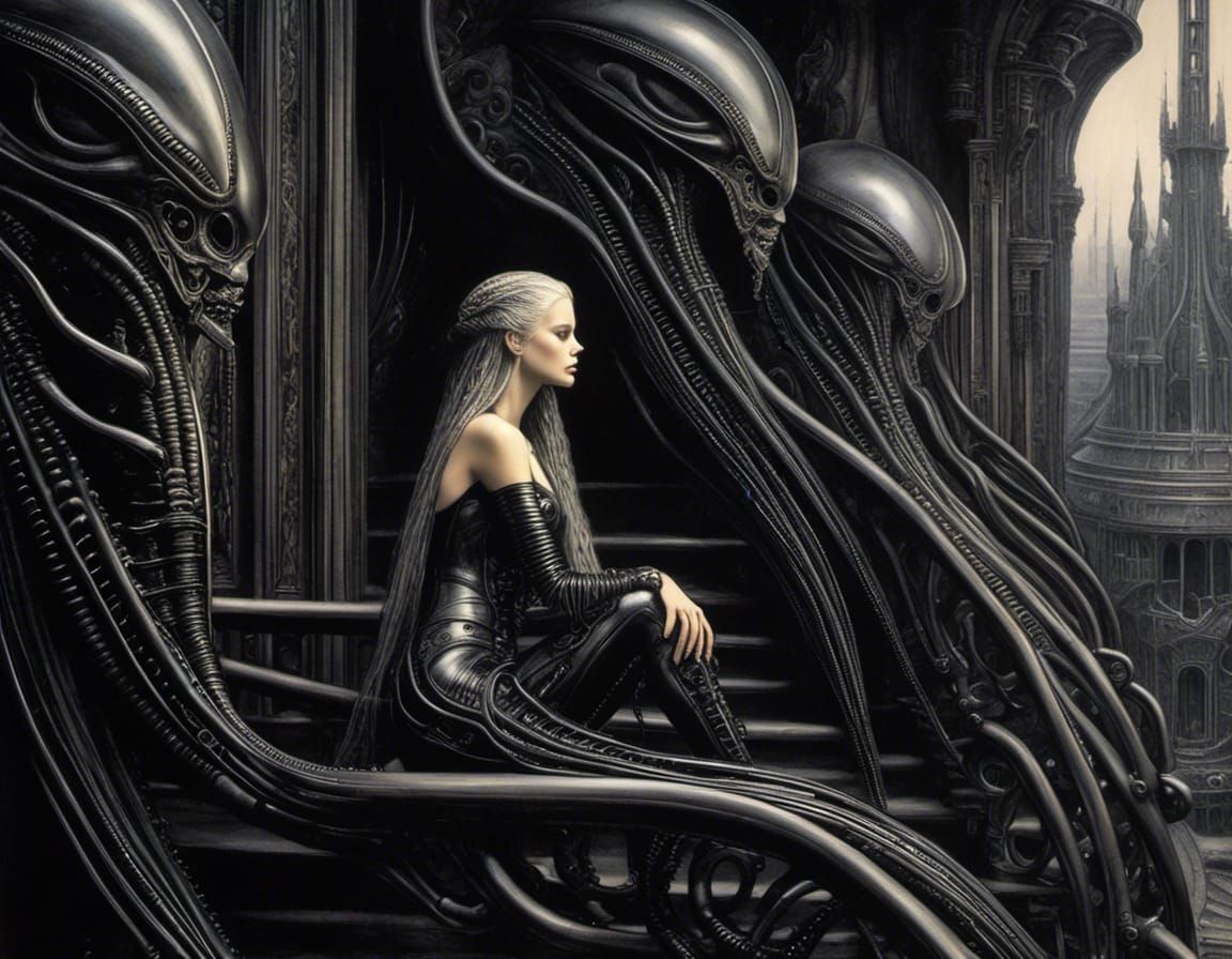 Rapunzel in Bio-Punk Fairy Tale Style