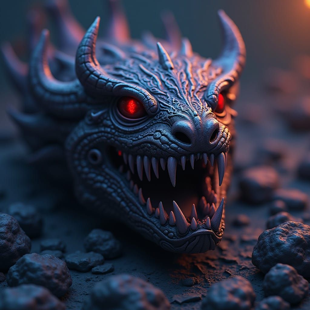 Mystical Sharpener with Jagged Teeth Dominates Dark Fantasy...