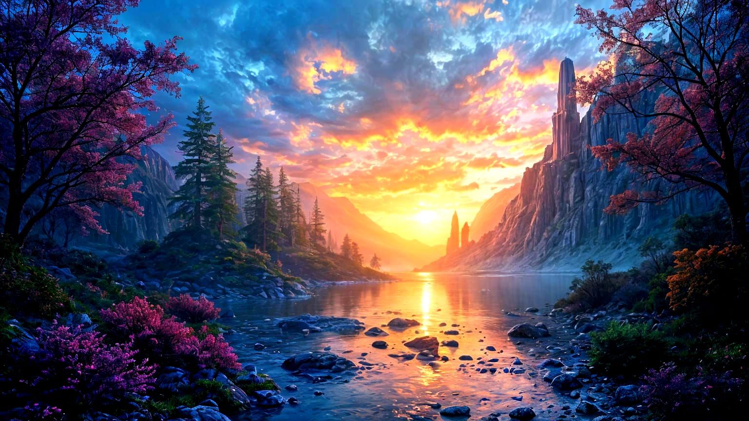 Fantasy Landscape Photography in Hyper Realism Style